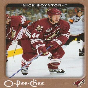 Nick Boynton - 2006/2007 O Pee Chee Hockey Card